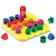 Stacking Shapes Pegboard Activity Set